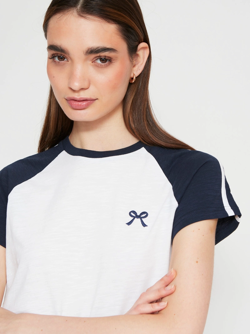 POLERA MUJER INDEX ALGODÓN MANGA CORTA COLLEGE - 2