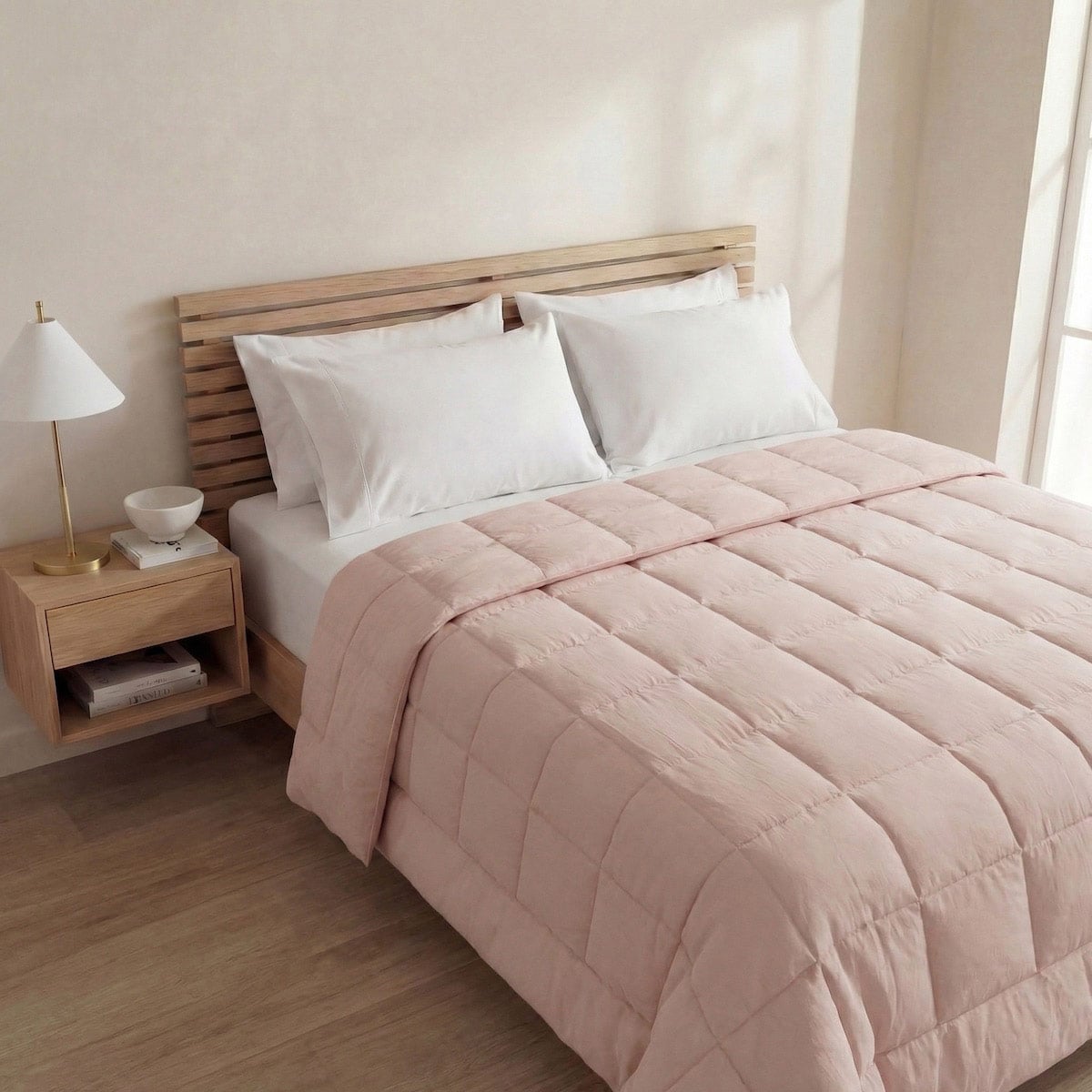 PLUMÓN RIPLEY HOME MICROCORDUROY 1.5 PLAZAS ROSA - 1