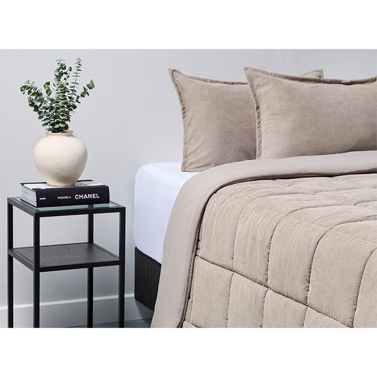 PLUMÓN RIPLEY HOME MICROCORDUROY 1.5 PLAZAS TAUPE - 2