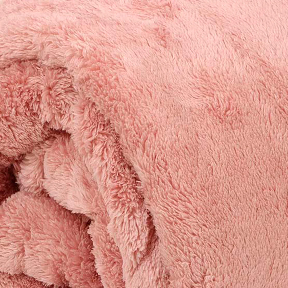 FRAZADA RIPLEY HOME FLUFFY 2 PLAZAS ROSA - 2