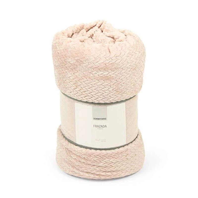 FRAZADA RIPLEY HOME NEW WAFFLE OI24 KING TAUPE - 1