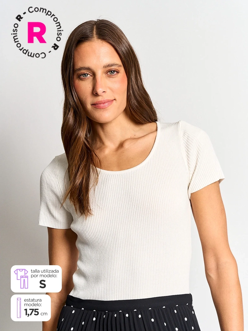 POLERA MUJER MARQUIS TEJIDA - 1
