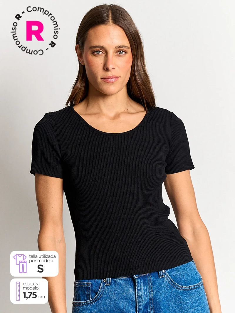 POLERA MUJER MARQUIS TEJIDA - 1