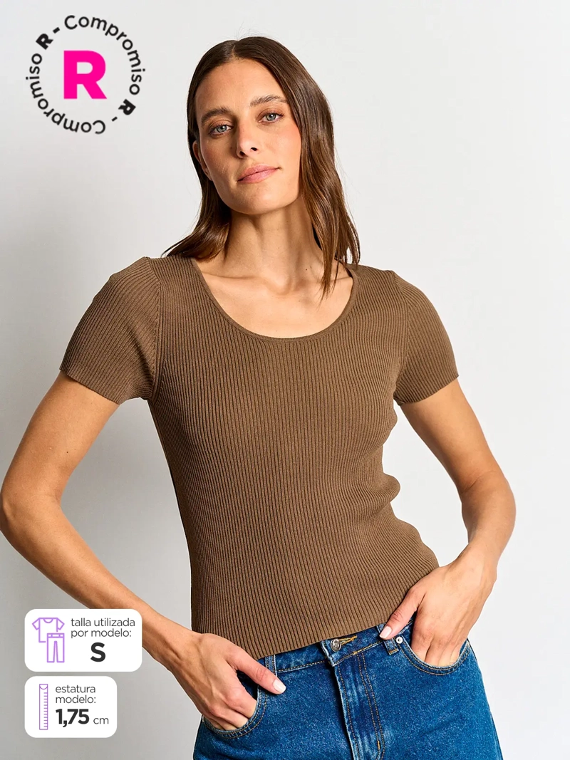 POLERA MUJER MARQUIS TEJIDA - 1