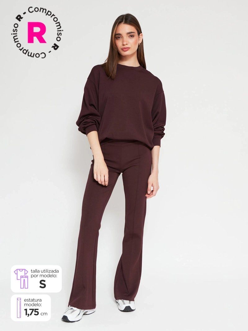 INDEX PANTALÓN DE BUZO MUJER INDEX FLARE