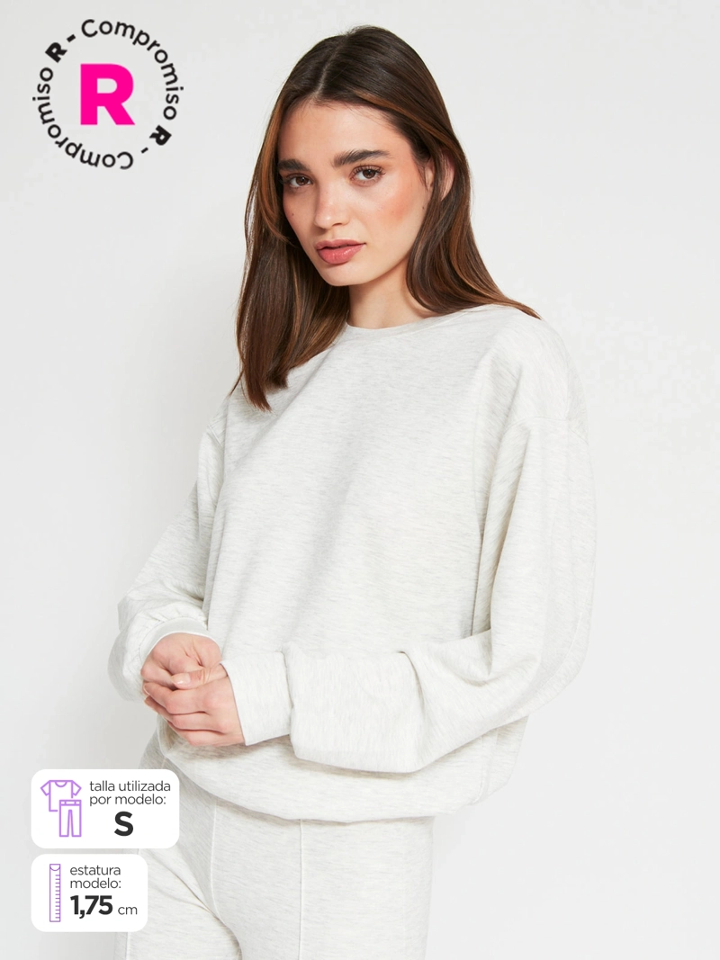 POLERÓN MUJER INDEX MANGA LARGA BÁSICO - 1