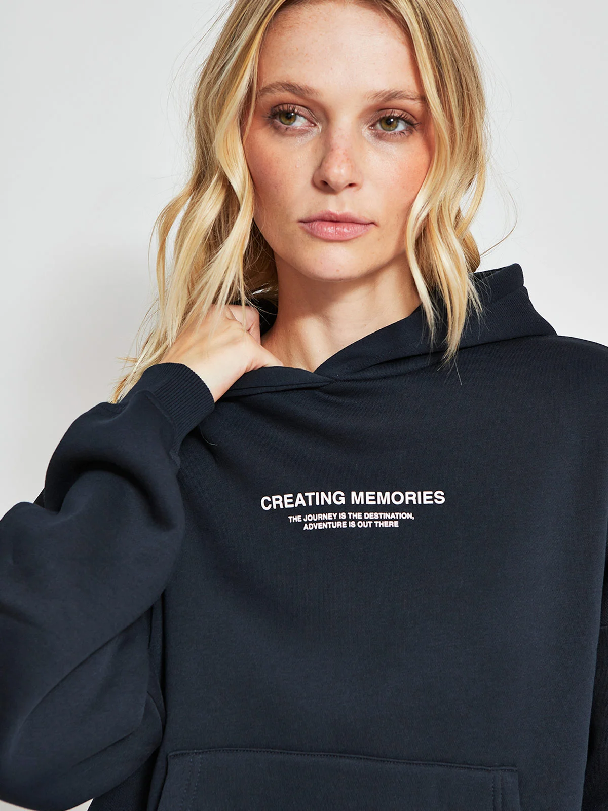 POLERÓN MUJER INDEX ALGODÓN MANGA LARGA OVERSIZE - 3