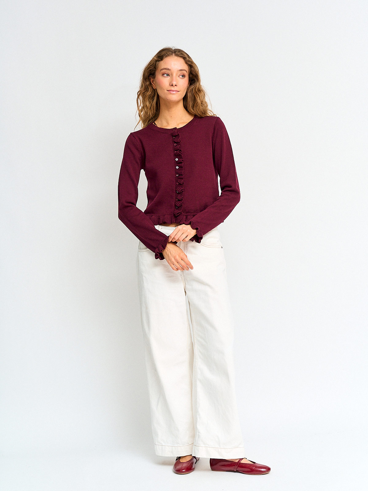 CARDIGAN MUJER INDEX ALGODÓN VUELOS - 5