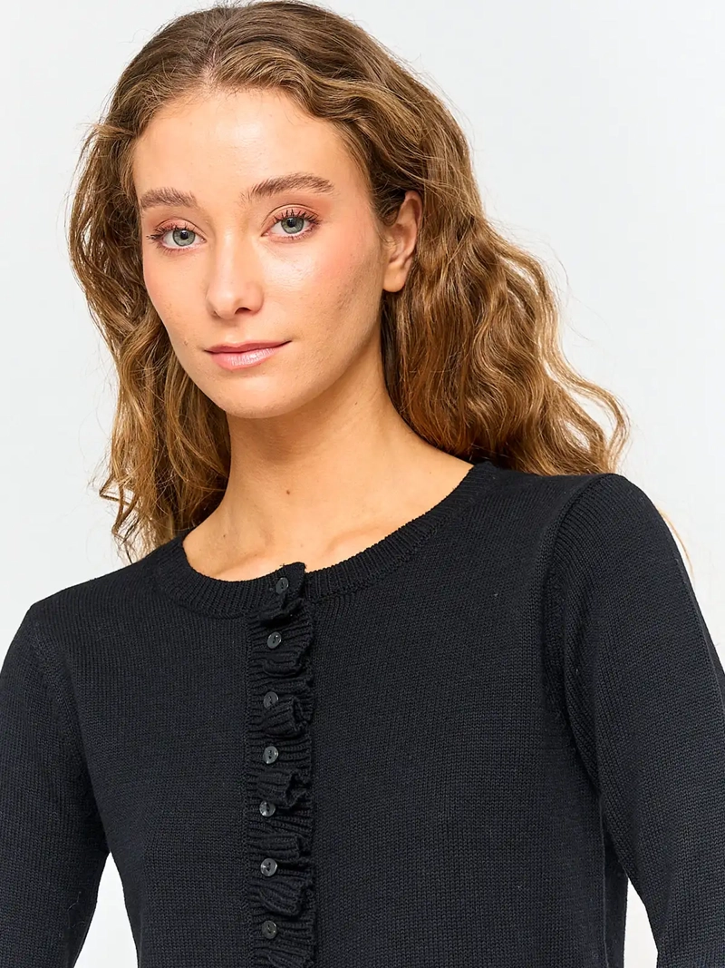 CARDIGAN MUJER INDEX ALGODÓN VUELOS - 3