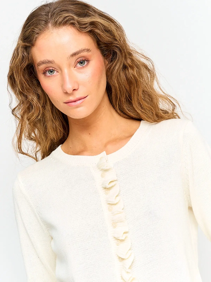 CARDIGAN MUJER INDEX ALGODÓN VUELOS - 3