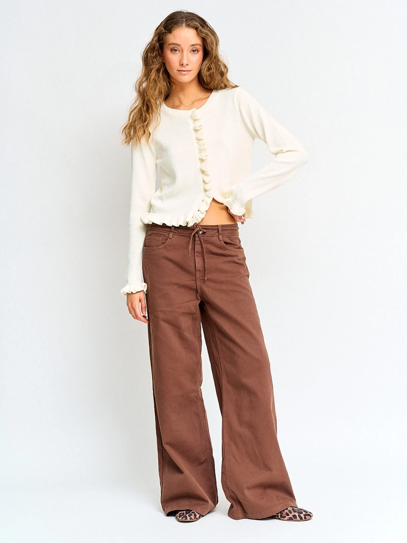 CARDIGAN MUJER INDEX ALGODÓN VUELOS - 4