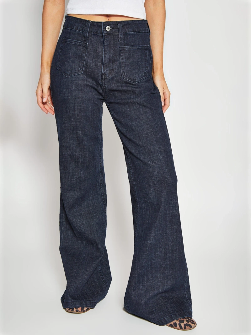 JEANS MUJER INDEX ALGODÓN FLARE BOLSILLOS - 2