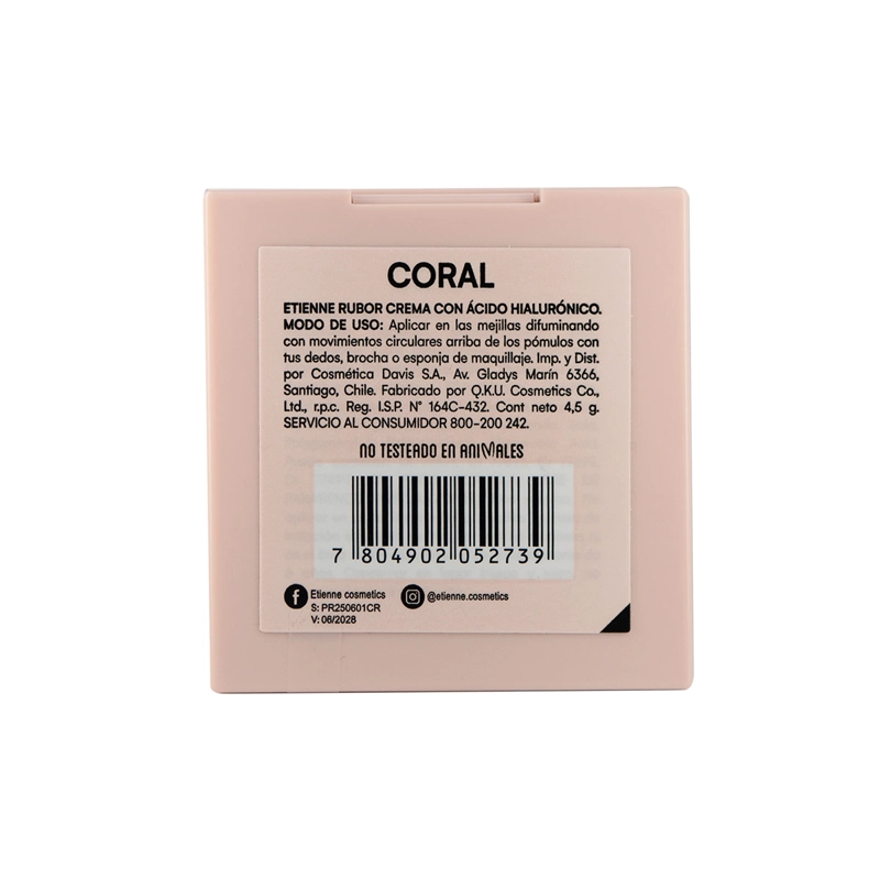 RUBOR ETIENNE PRIVEE CREAM BLUSH CORAL - 3
