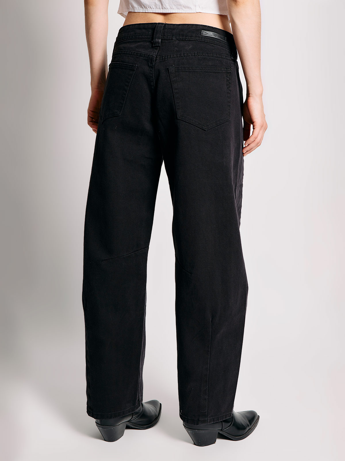 JEANS MUJER INDEX ALGODÓN BALLOON TIRO BAJO - 3