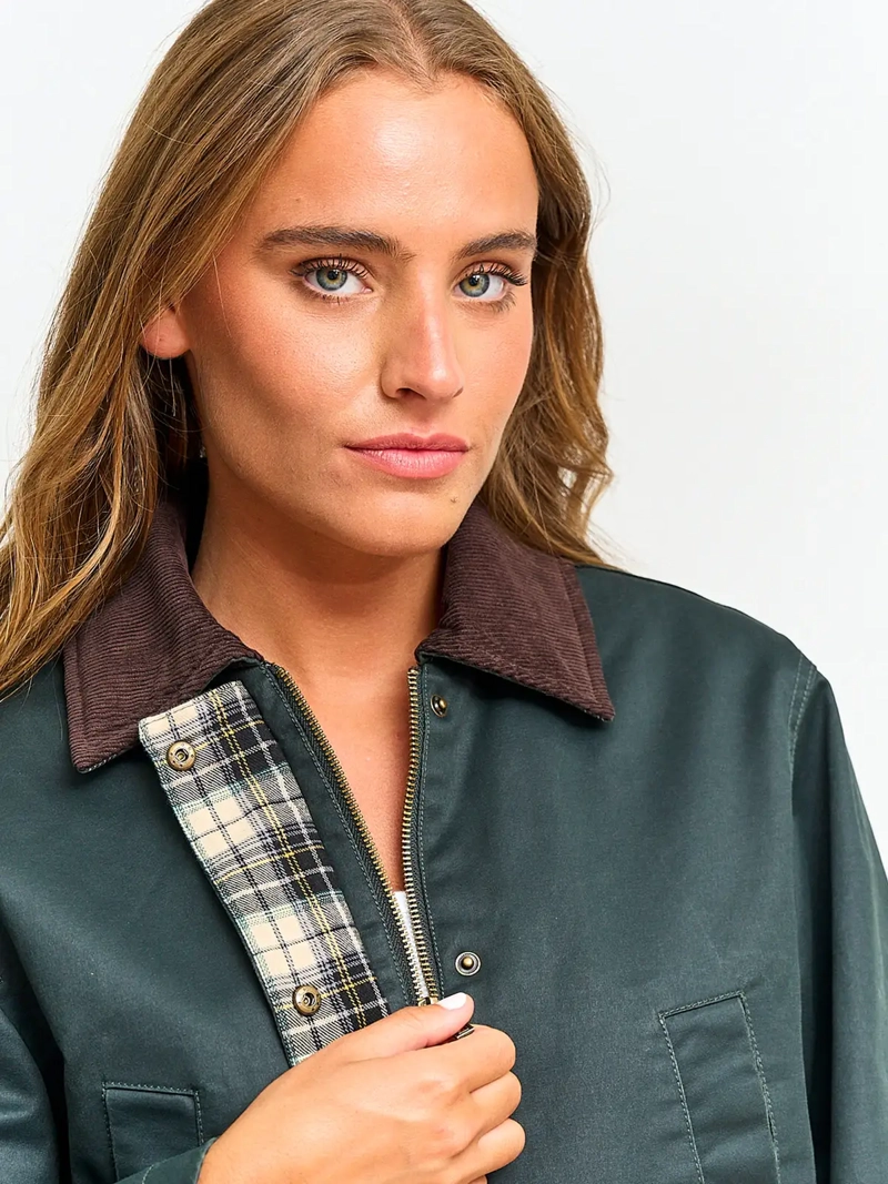 CHAQUETA MUJER INDEX ALGODÓN CUELLO COTELÉ - 3