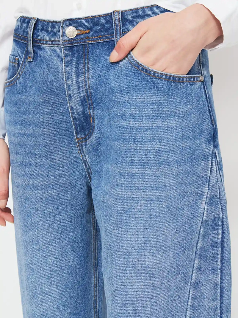 JEANS MUJER INDEX ALGODÓN CORTES - 4