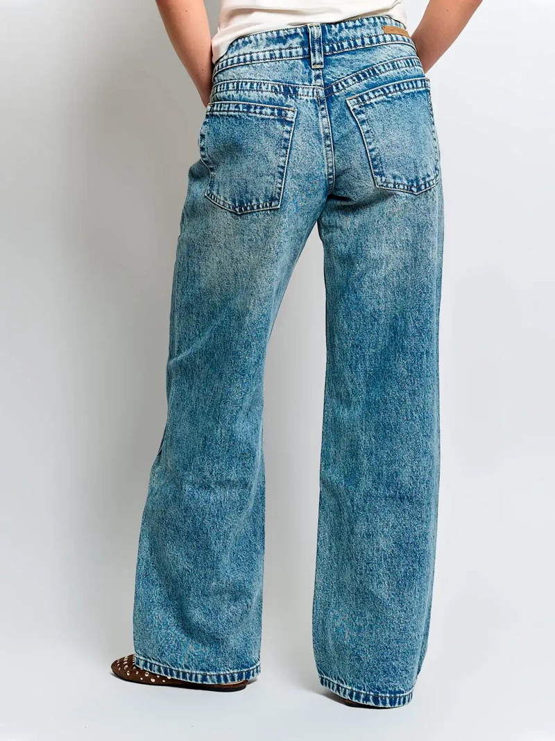 JEANS MUJER INDEX ALGODÓN TIRO BAJO - 3