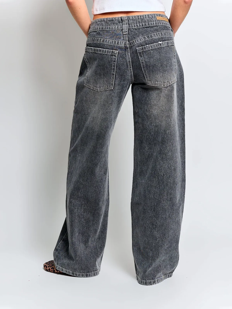 JEANS MUJER INDEX ALGODÓN TIRO BAJO - 3