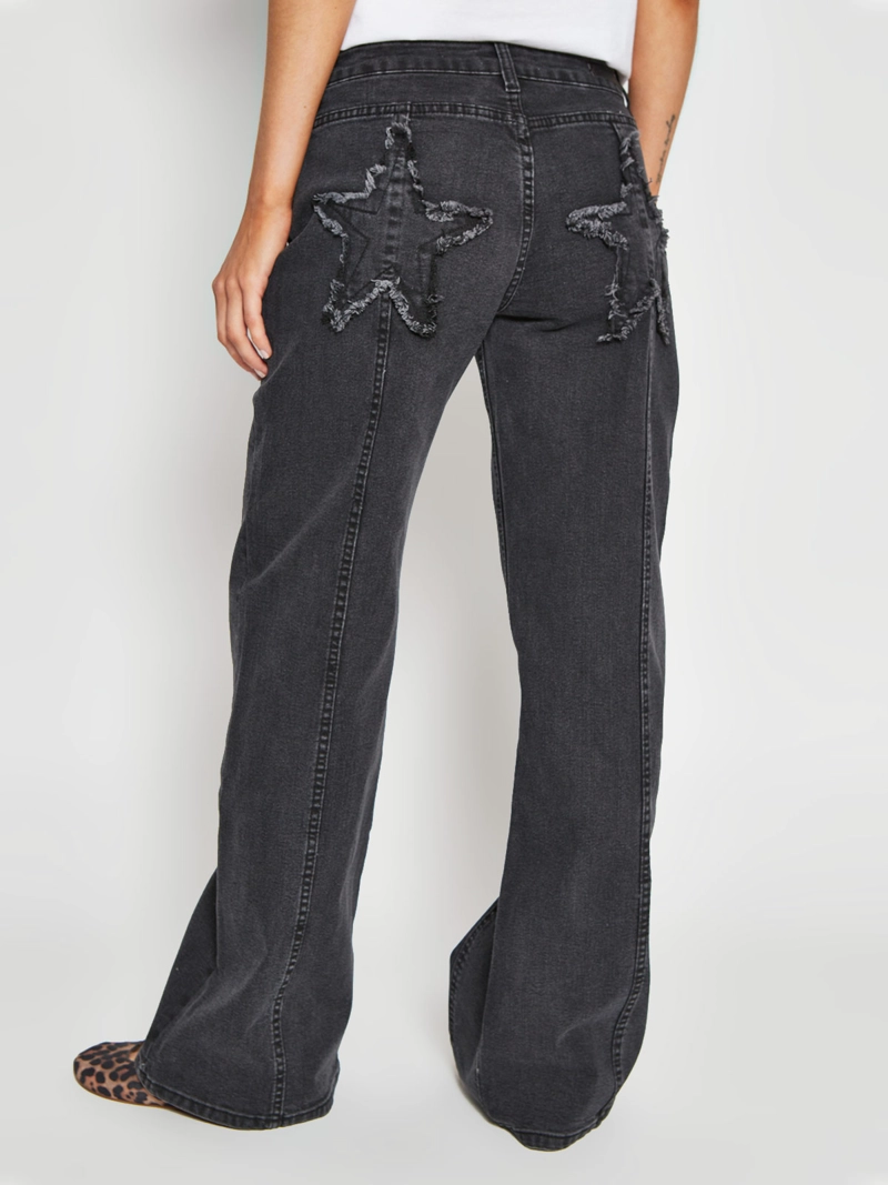 JEANS MUJER INDEX CORTES ESTRELLA TIRO MEDIO - 3