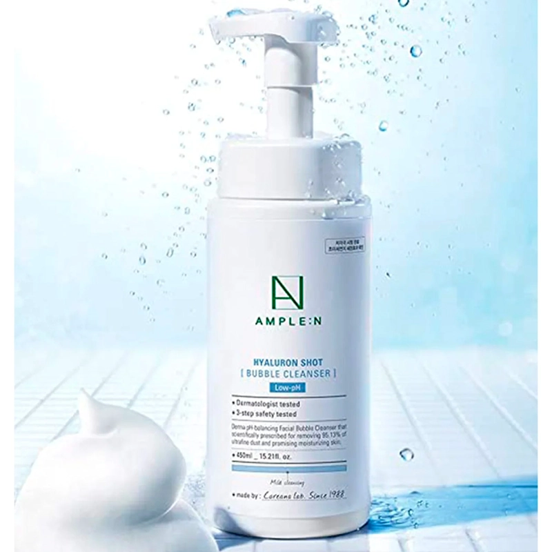 LIMPIADOR FACIAL ESPUMOSO AMPLEN AH 450 ML - 2