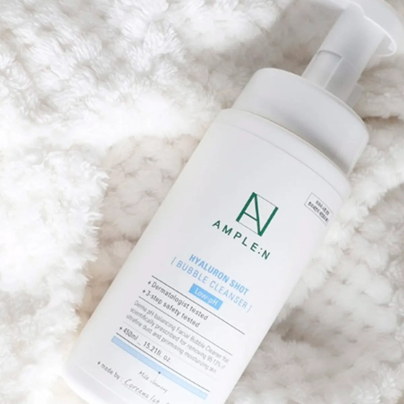 LIMPIADOR FACIAL ESPUMOSO AMPLEN AH 450 ML - 4