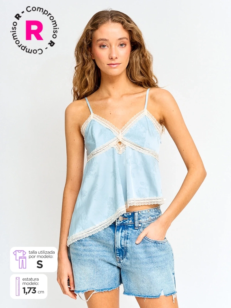 BLUSA MUJER INDEX SIN MANGAS - 1