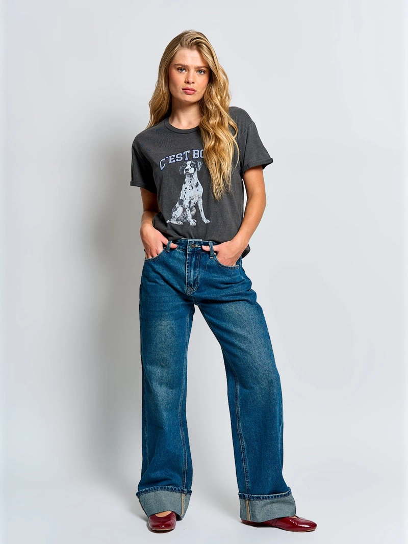 POLERA MUJER INDEX ALGODÓN MANGA CORTA ESTAMPADO - 4