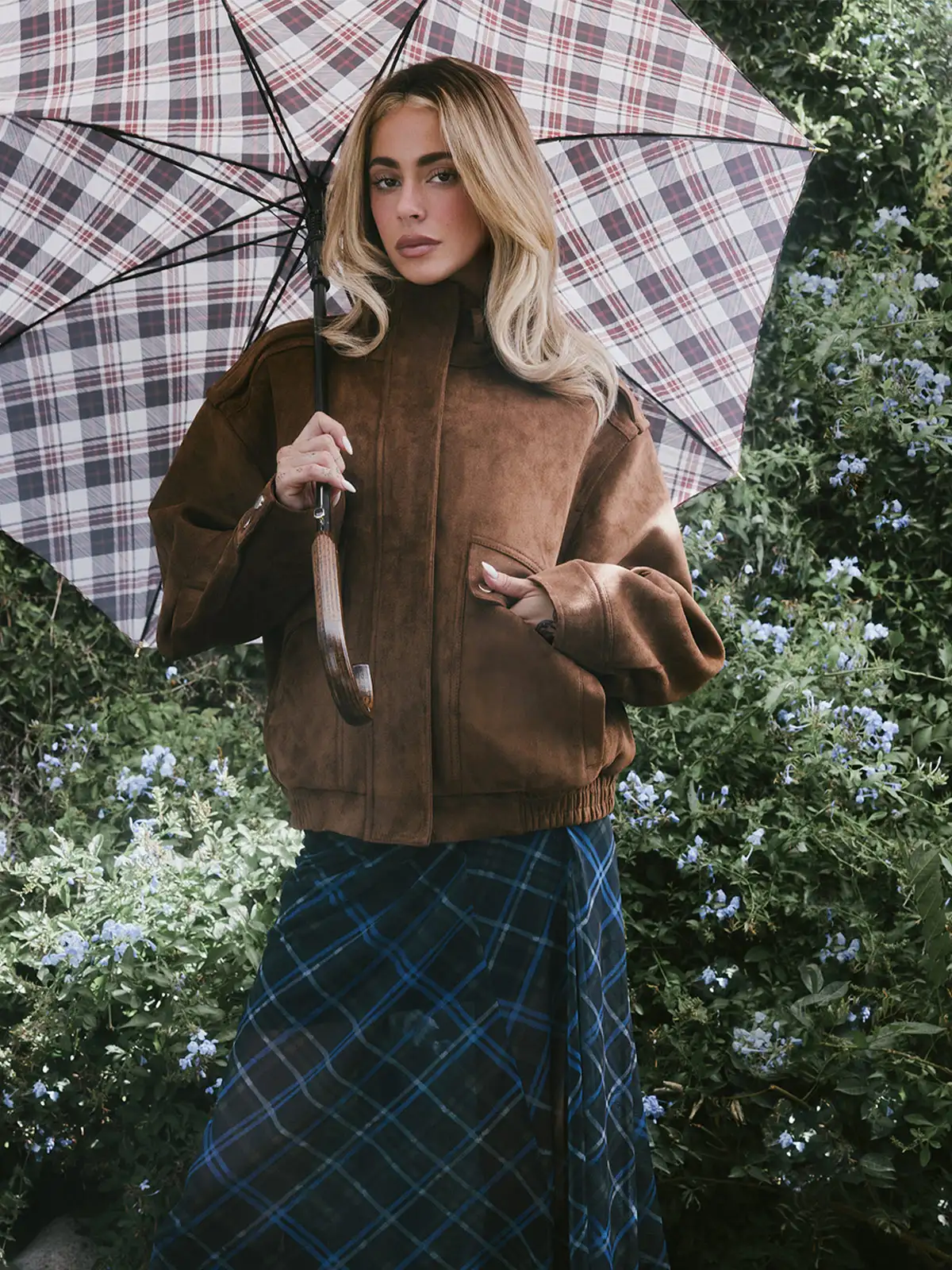 FALDA MUJER INDEX LARGA ESTAMPADA - 1