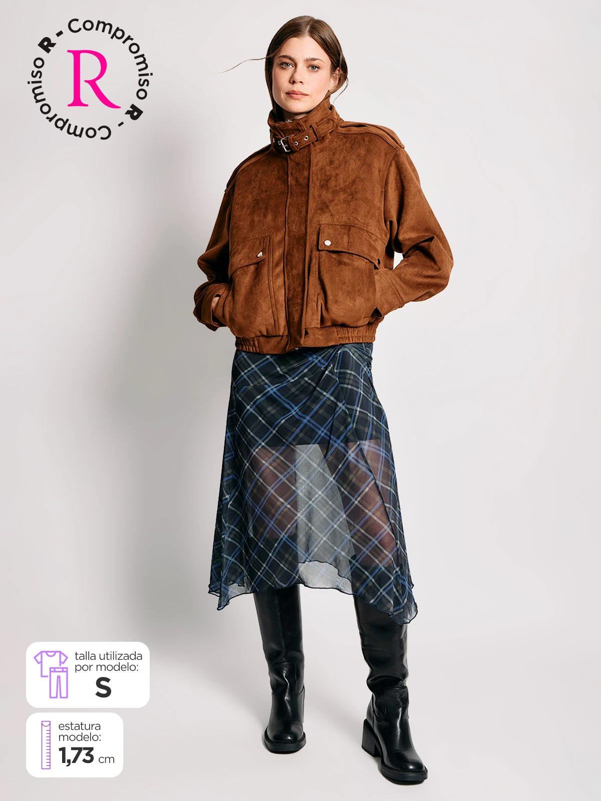 FALDA MUJER INDEX LARGA ESTAMPADA - 2