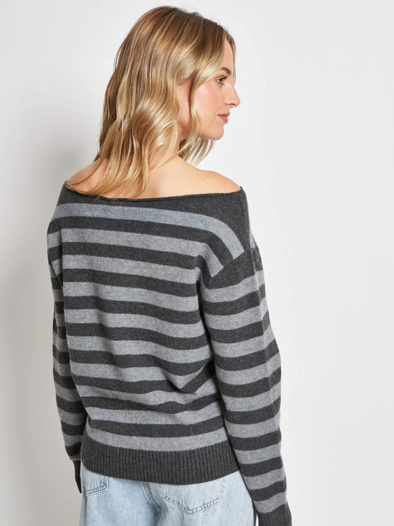 SWEATER MUJER INDEX MANGA LARGA ASIMÉTRICO - 2