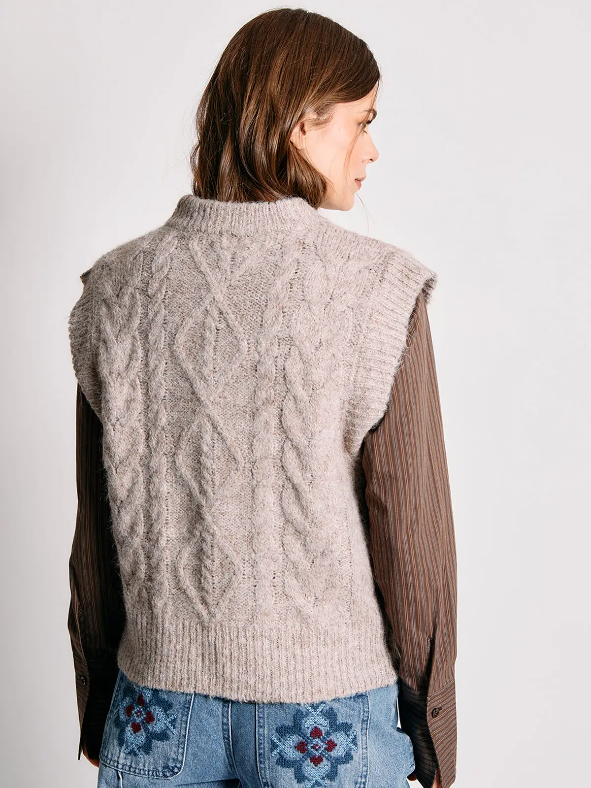 SWEATER MUJER INDEX SIN MANGAS - 3