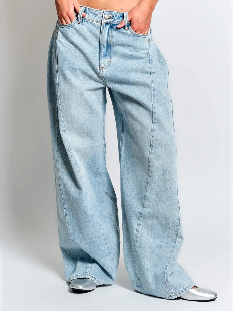 JEANS MUJER INDEX ALGODÓN CORTES - 2