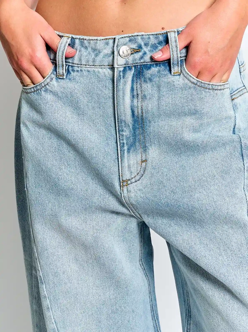 JEANS MUJER INDEX ALGODÓN CORTES - 4