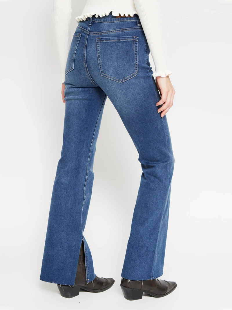 JEANS MUJER INDEX ALGODÓN FLARE ABERTURA - 3