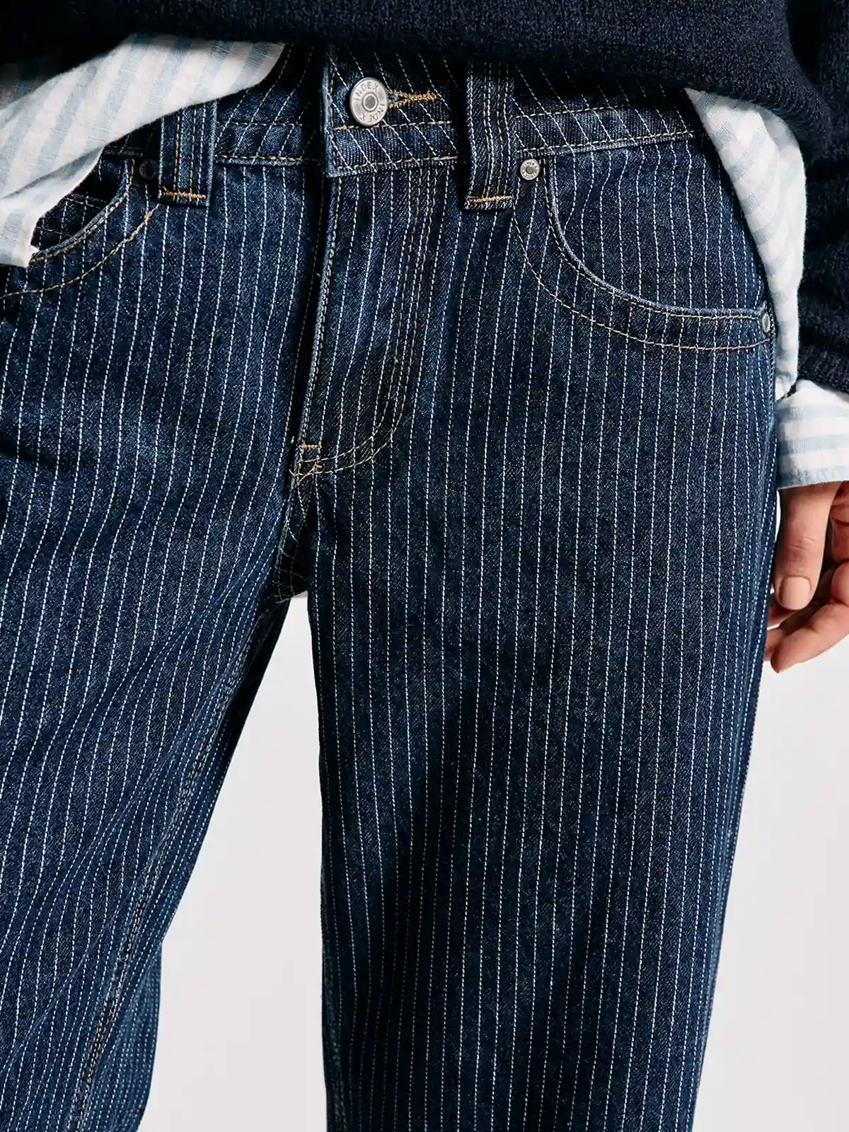JEANS MUJER INDEX ALGODÓN TIRO BAJO - 5