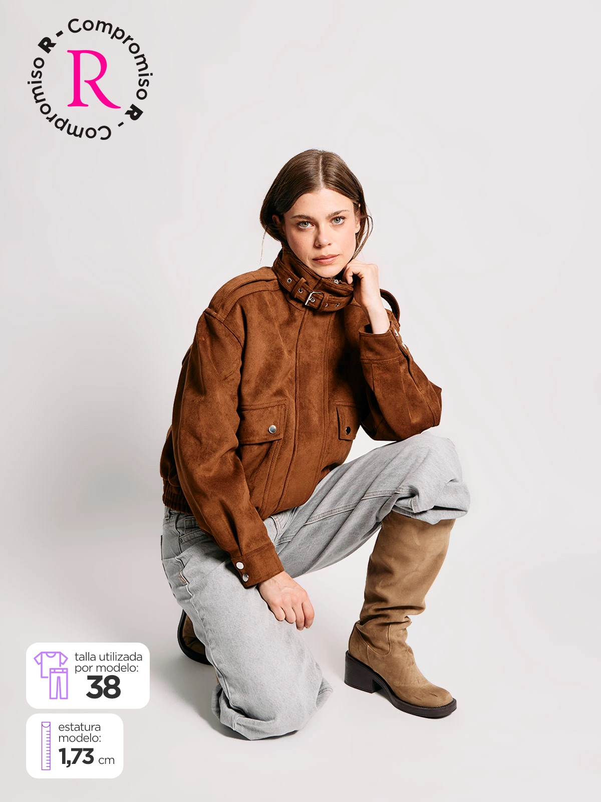 JEANS MUJER INDEX ALGODÓN TIRO BAJO - 1