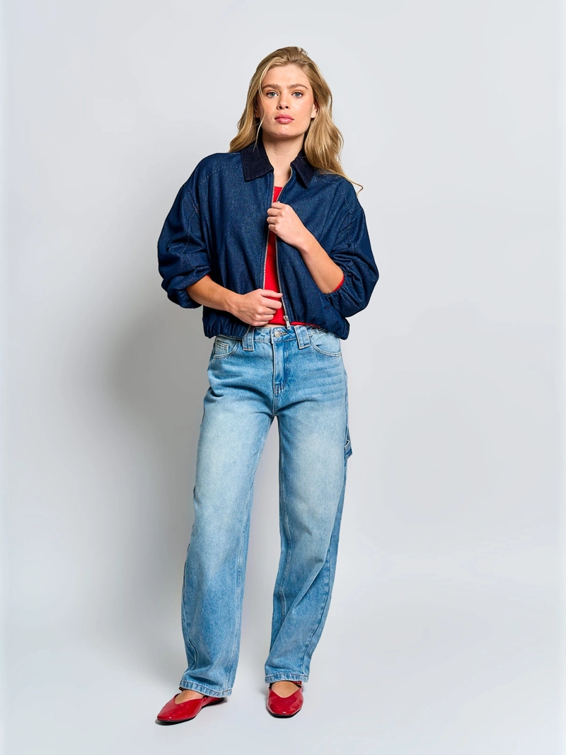 CHAQUETA MUJER INDEX ALGODÓN CORTA AGLOBADA - 4