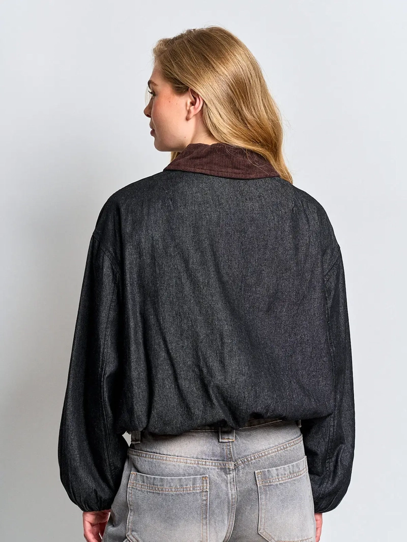 CHAQUETA MUJER INDEX ALGODÓN CORTA AGLOBADA - 2
