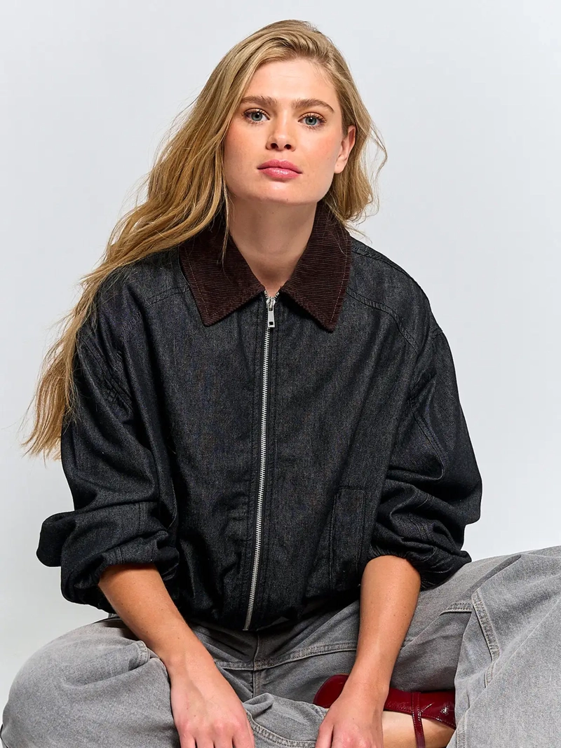 CHAQUETA MUJER INDEX ALGODÓN CORTA AGLOBADA - 4