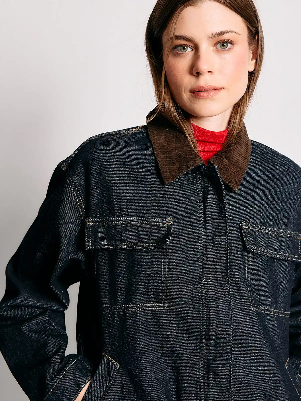 CHAQUETA MUJER INDEX ALGODÓN CORTA CAMPESTRE - 3