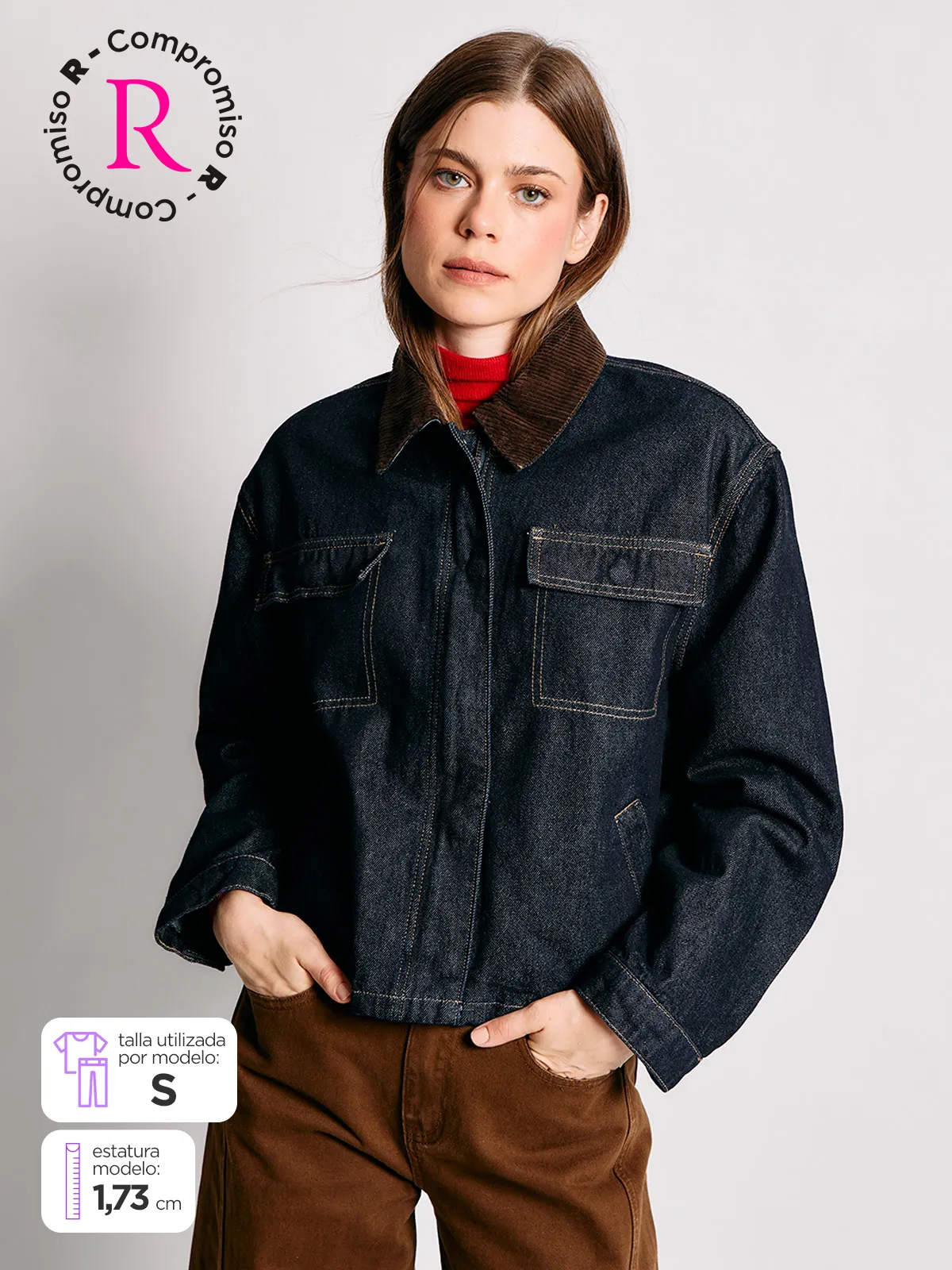 INDEX CHAQUETA MUJER INDEX ALGODÓN CORTA CAMPESTRE