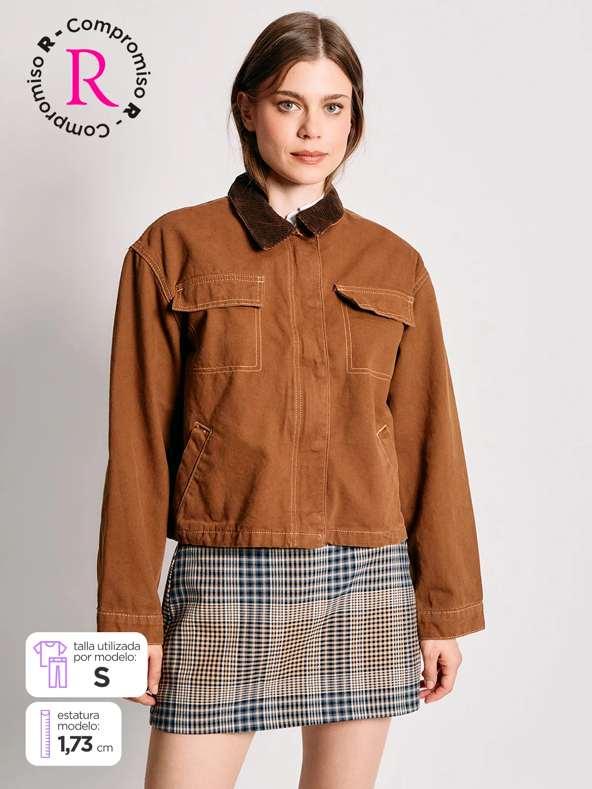 CHAQUETA MUJER INDEX ALGODÓN CORTA CAMPESTRE - 2