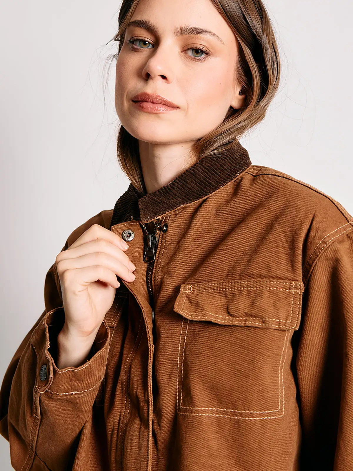 CHAQUETA MUJER INDEX ALGODÓN CORTA CAMPESTRE - 4