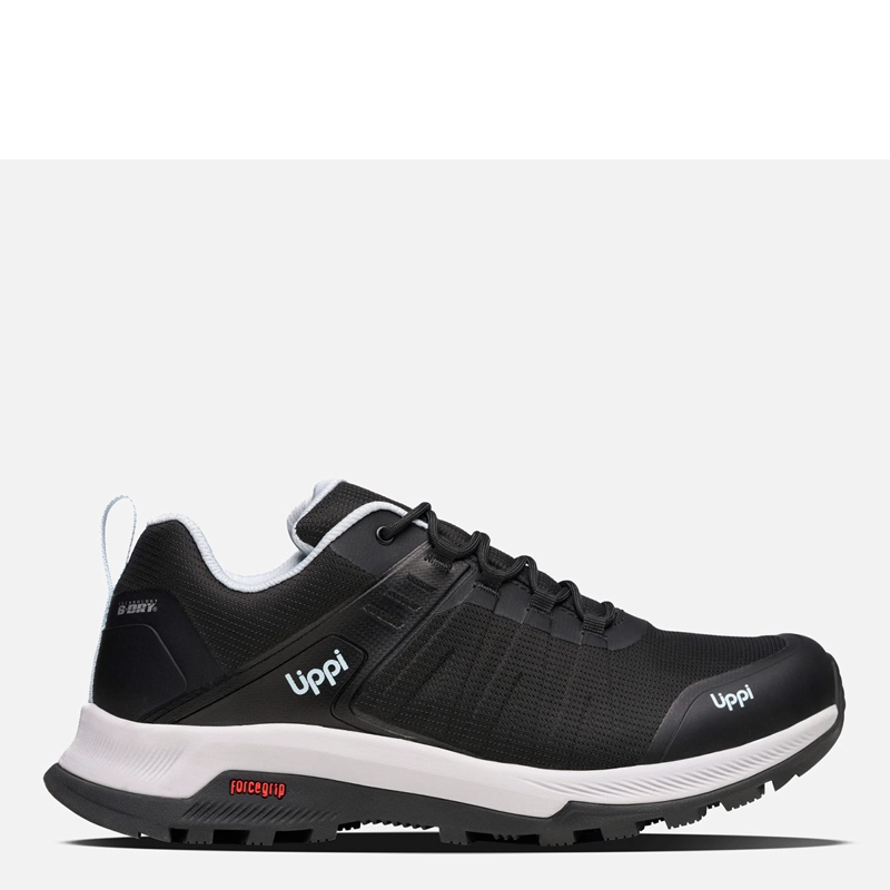 ZAPATILLAS MUJER LIPPI TREKKING NEGRO VULCANO IRON STONE - 1