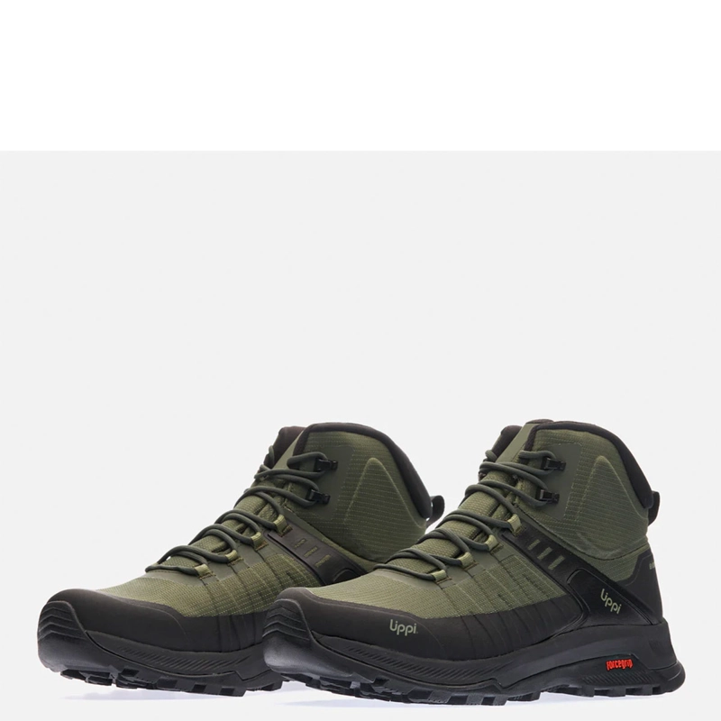 ZAPATILLAS HOMBRE LIPPI TREKKING OLIVA VULCANO IRON STONE MID B-DRY - 2