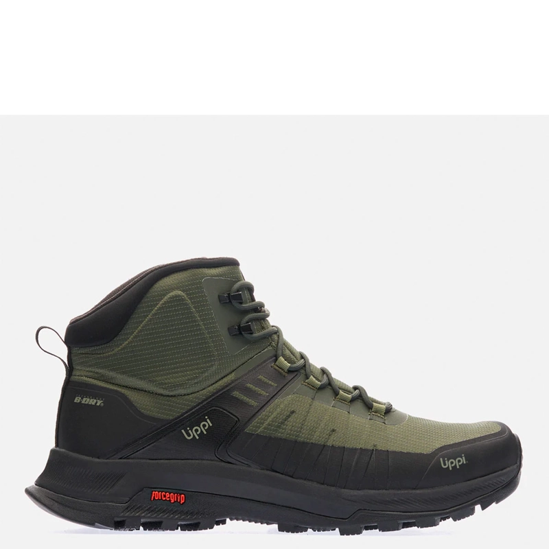 ZAPATILLAS HOMBRE LIPPI TREKKING OLIVA VULCANO IRON STONE MID B-DRY - 1
