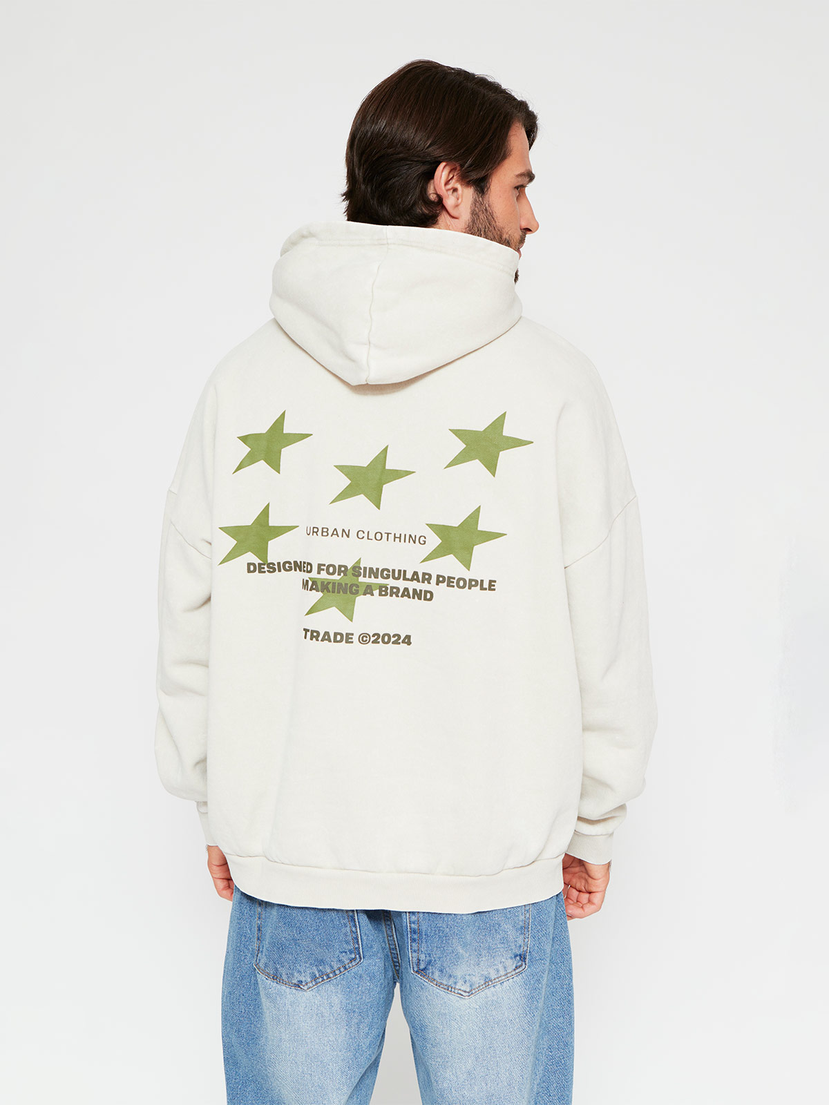 POLERÓN HOMBRE INDEX ALGODÓN HOODIE LAVADO - 2