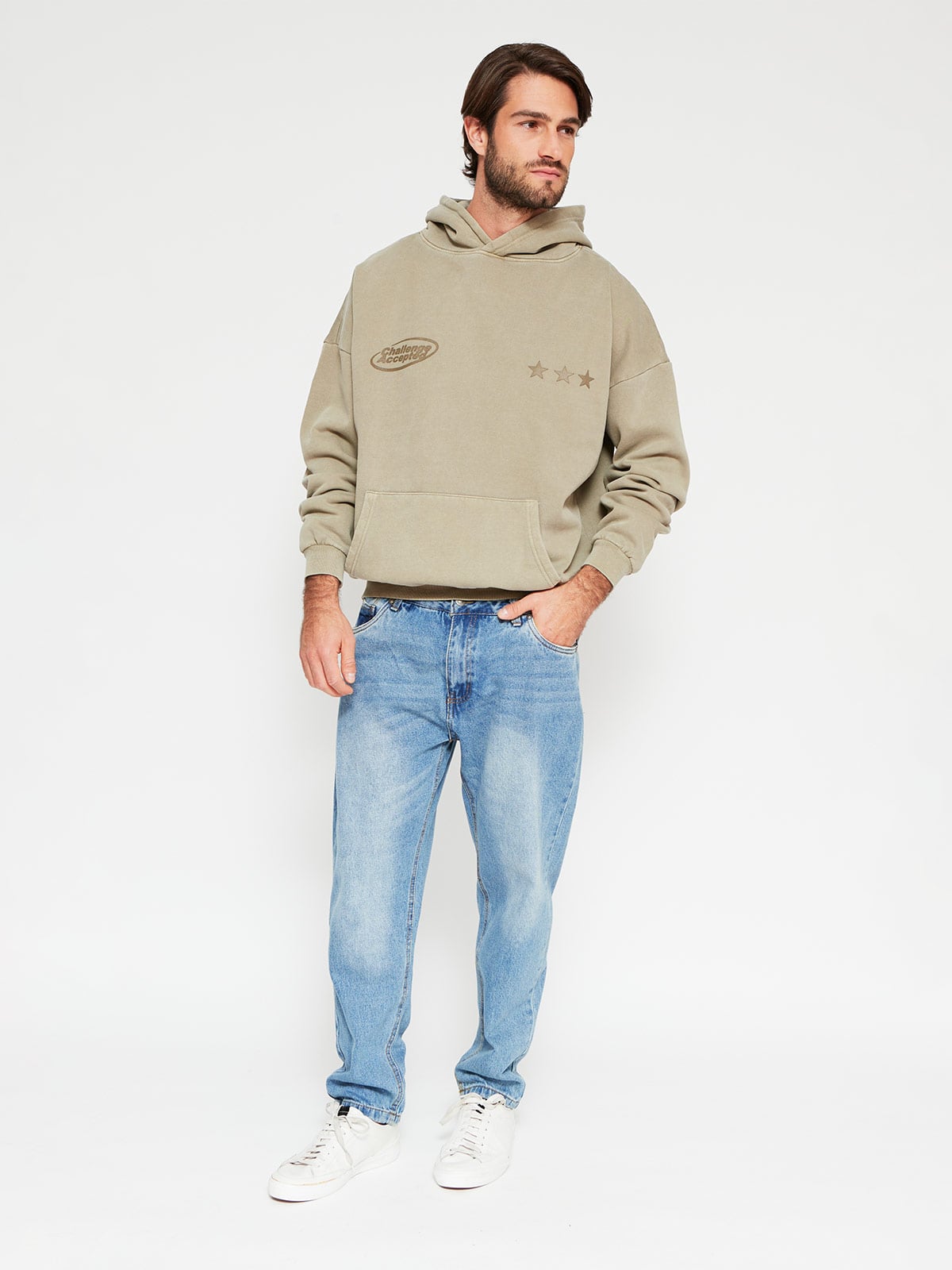 POLERÓN HOMBRE INDEX ALGODÓN HOODIE LAVADO - 4