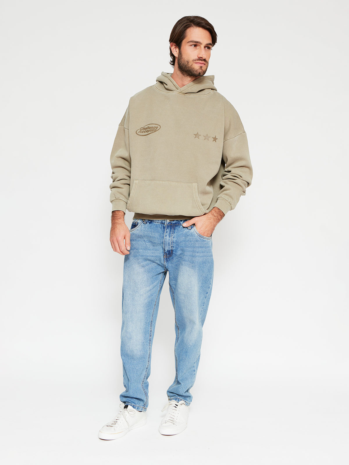 POLERÓN HOMBRE INDEX ALGODÓN HOODIE LAVADO - 4