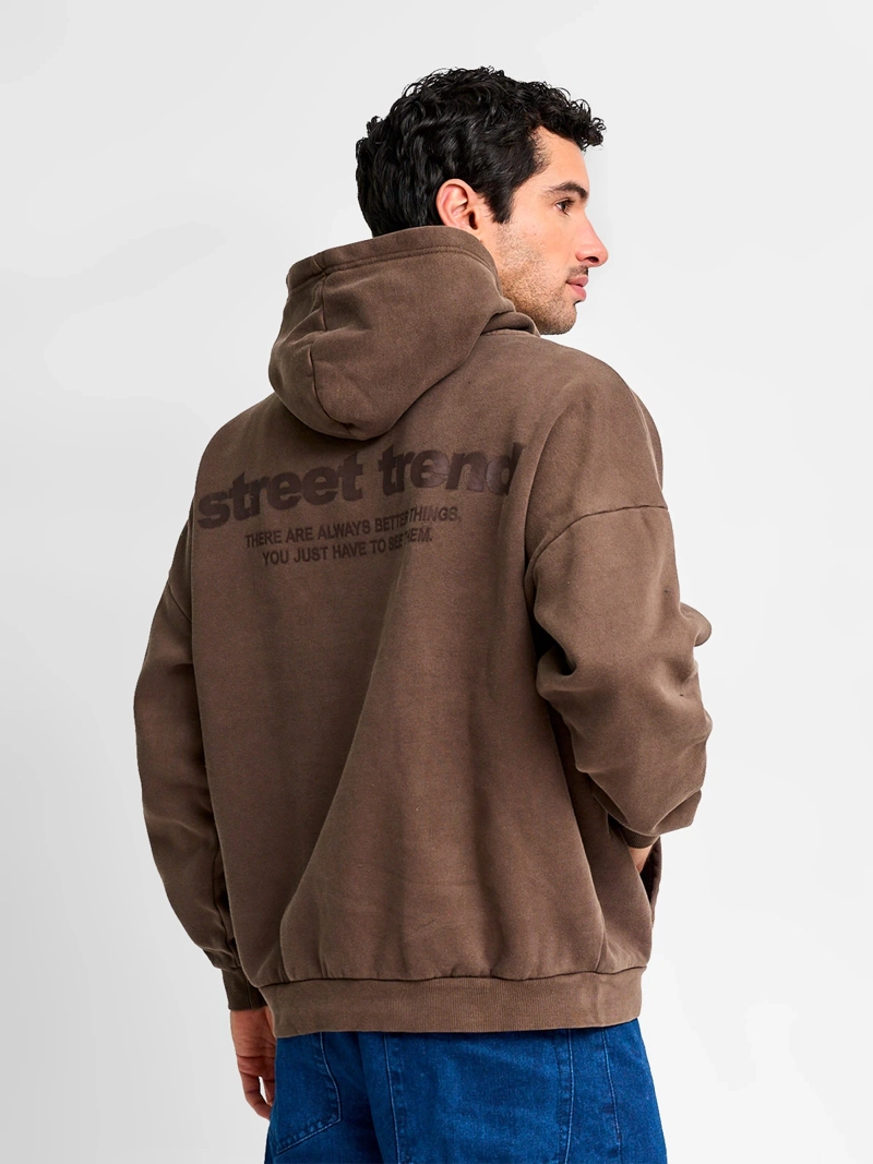POLERÓN HOMBRE INDEX ALGODÓN HOODIE LAVADO - 2